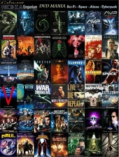 DVD Mania Pick Your Movie Marvel DC Sci-Fi Aliens Cyberpunk Combine Ship DVD Lot