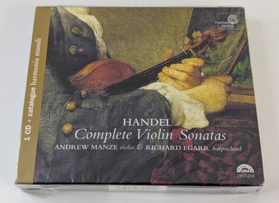 Handel, Andrew Manze & Richard Egarr : Complete Violin Sonatas CD (NEW)