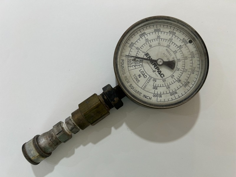 vintage Enerpac GCF-510 gauge 10,000 PSI