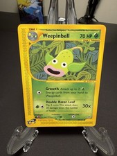 Pokemon TCG Weepinbell Aquapolis 65/147 Crease on eBay