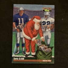 1995 Classic Pro Line Santa Claus Drew Bledsoe/Emmitt Smith #Santa 1