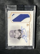BO BICHETTE 2020 Topps Dynasty Patch Relic Auto 3/10 RC BB2