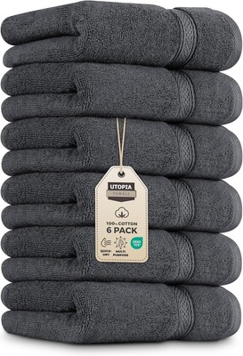 Cotton Towel Set - 100% Cotton, Ultra Soft and Highly Absorbent, 41x71 cm
