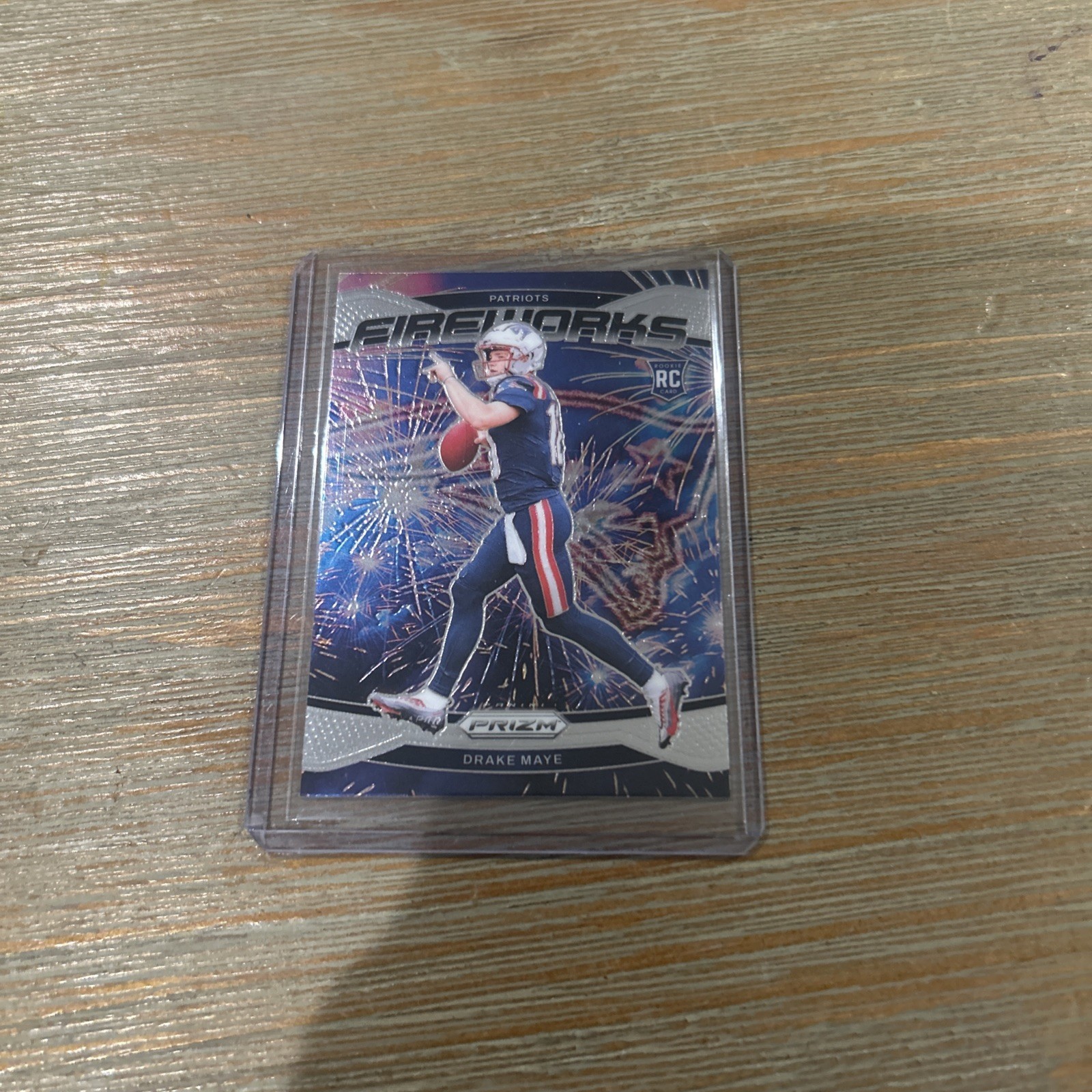 2024 Panini Prizm -Drake Maye Fireworks (RC) #22 