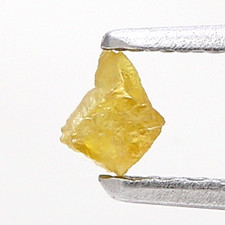 TINY 0.11ct YELLOW COLOR NATURAL DIAMOND ROUGH DIAMOND RAW DIAMOND FANCY DIAMOND