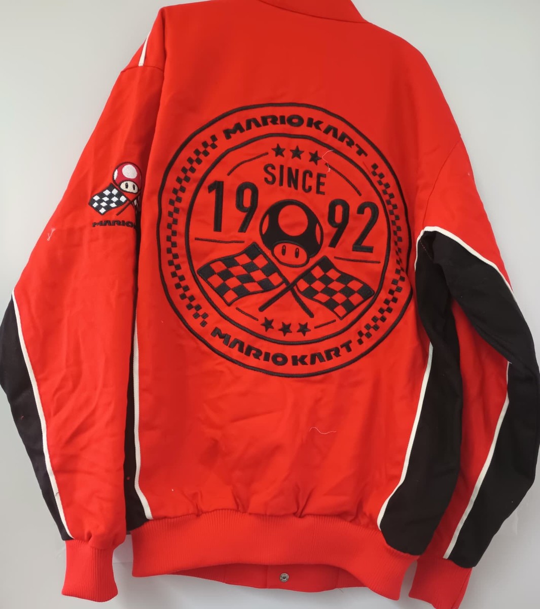 Mario Kart Canvas Racing Jacket Red - XS | eBay