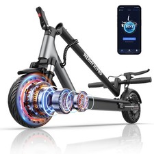 Electric Scooter, Powerful 500/350W Motor, 10/8.5 Tire, Top Speed 22/19 MPH, ...