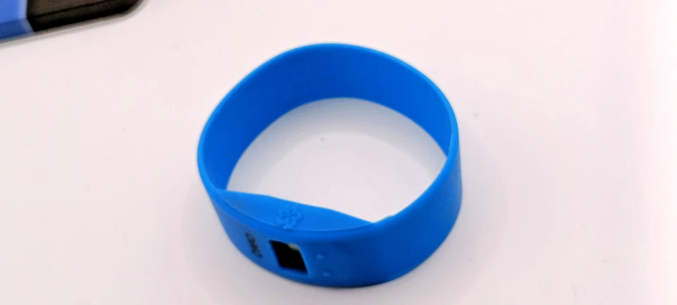 Reloj de cuarzo digital de piel BREO AZUL 20 cm tamaño máximo de muñeca -En muy buen estado/funcionando Foto 3 de 4