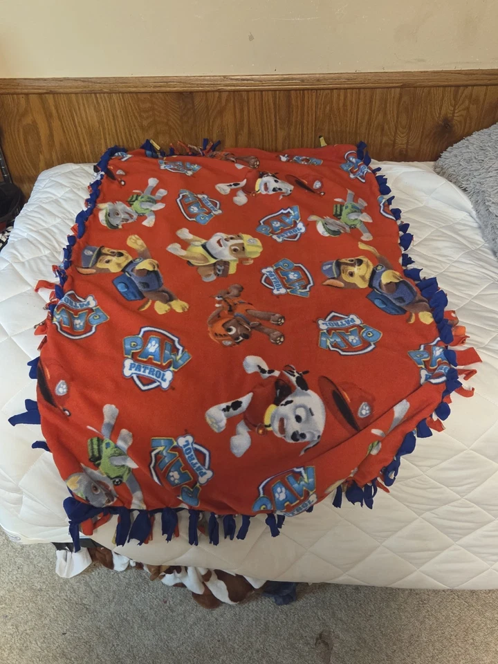 Manta de corbata Red Paw Patrol bebé niño Nickelodeon Foto 2 de 4