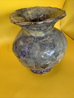7 Inch Maybe Tony Evan s, But I Can Find No Markings. Heavy Crackle Pattern 