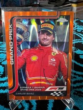 2025 Topps Chrome F1 Carlos Sainz #122 Orange Raywave /25