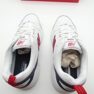 New Balance 608v5 Mens Training Shoes White Red Navy  display picture 1