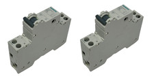 Lot of 2 Siemens 5SY6010-7 C10 10A Miniature Circuit Breaker MCB 1P N TypeC 230V