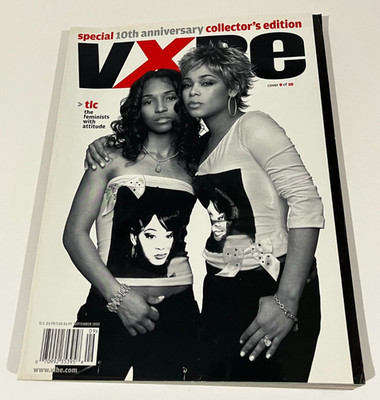 VIBE MAGAZINE SEPTEMBER 2003 10TH ANNIVERSARY TLC LISA LEFT EYE LOPES
