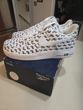 Nike Air Force 1 07 QS Low All Over Logo White for Sale
