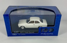 Minichamps 1/43 Ford Escort 1971 White Ford Motor Company 100 Years Heart & Soul