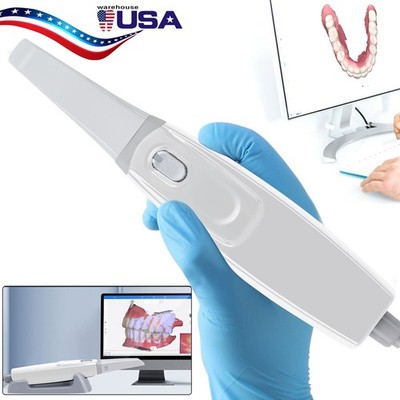 Dental Intraoral Scanner 3D Software Digital 15mm Depth AI Fast True Color