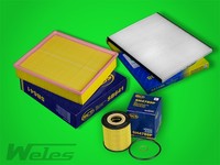 Inspektionspaket Opel Omega B 2,5 DTI Luftfilter ÖLfilter Pollenfilter