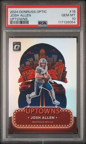 2024 Panini Donruss Optic Uptowns #16 Josh Allen PSA 10
