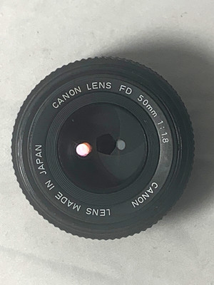 Canon Camera Lens FD 50mm 1:1.8 F/1.8 Untested Made In Japan