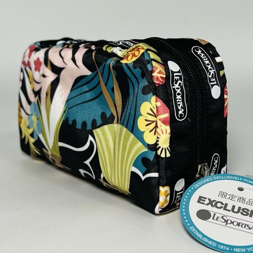 LeSportsac Hawaii Exclusive RECTANGULAR COSMETIC 6511 3800 Wahine Hula NWT P1 - Picture 7 of 10