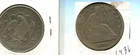 1876 P LIBERTY SEATED SILVER HALF DOLLAR VG FINE 6436T