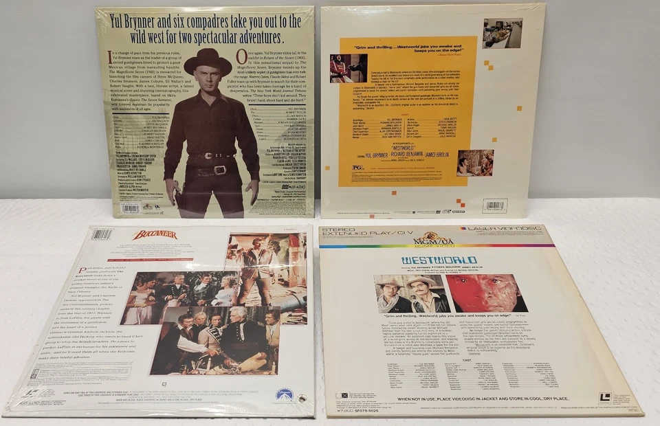 Yul Brynner Collection: Westworld, Magnificent 7, Japanese Import; Wall Art - Image 3 of 4