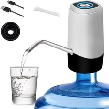 Dispensador De Agua Potable Manual/Eléctrico Para 5Galones Garrafon Bomba Prensa