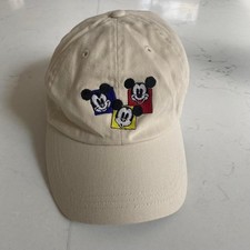 NWT Vintage Disney Mickey Mouse Hat 90s Mickey Co. Strapback Baseball Cap