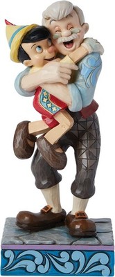Enesco Disney Jim Shore A Father's Love Pinocchio Umarmt Geppetto Figur
