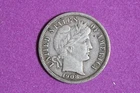 ESTATE FIND 1908 BARBER DIME #K60172