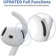 AirPods 4 Ear Hooks - Anti-Slip Sport Tips 4 Pairs