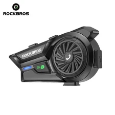ROCKBROS Motorcycle Helmet Headset Speaker,Automatic Answer/Call Music/Intercom