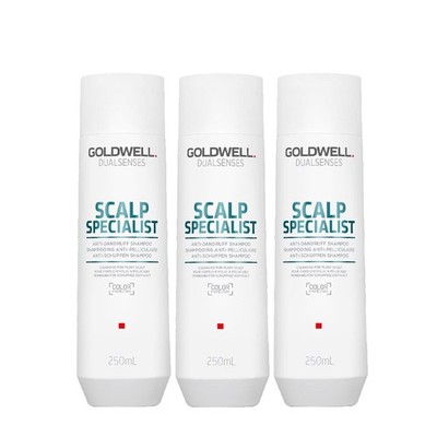 Goldwell Dualsenses Scalp Specialist Anti Dandruff Shampoo 250 ml x 3