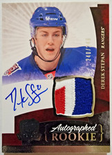 2010-11 The Cup #173 Derek Stepan Rookie PATCH AUTO 240/249 - New York Rangers