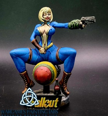 USA Duty Paid Painted Fallout 4 Vault 111 survivor souvenirs miniature