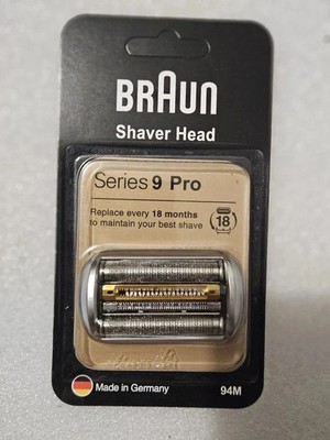 Braun 94M Series 9 Pro Electric Shaver Head Replacement Foil Cutter Original.. N