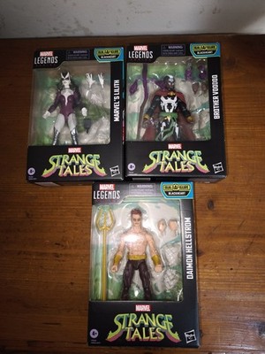 Marvel Legends Strange Tales Konvolut Brother Voodoo; Hellstrom; Lilyth Hasbro no baf