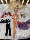 Vintage Mattel 1991 Barbie Teen Talk Doll And Clothing