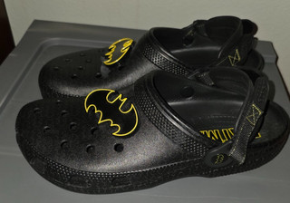 Crocs Batman Adjustable Strap Clog Color Black Multi Sizes 9M 11W EUC