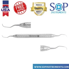 Dental Gracey Curette 1/2 Periodontal Scaler Hollow Handle Curettes Instruments