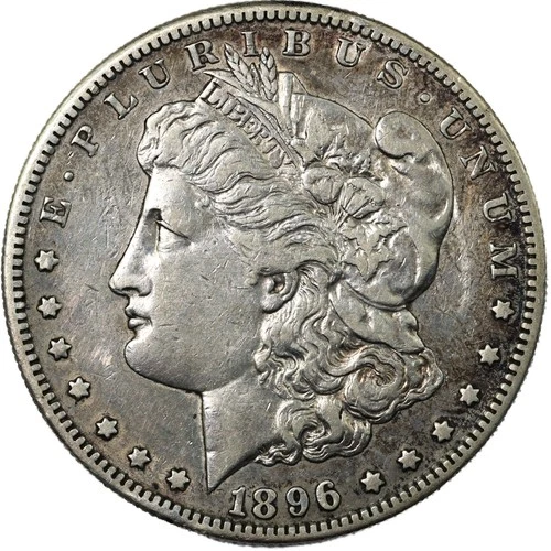 1896-S XF+ Morgan Silver Dollar $1 Extremely Fine San Francisco