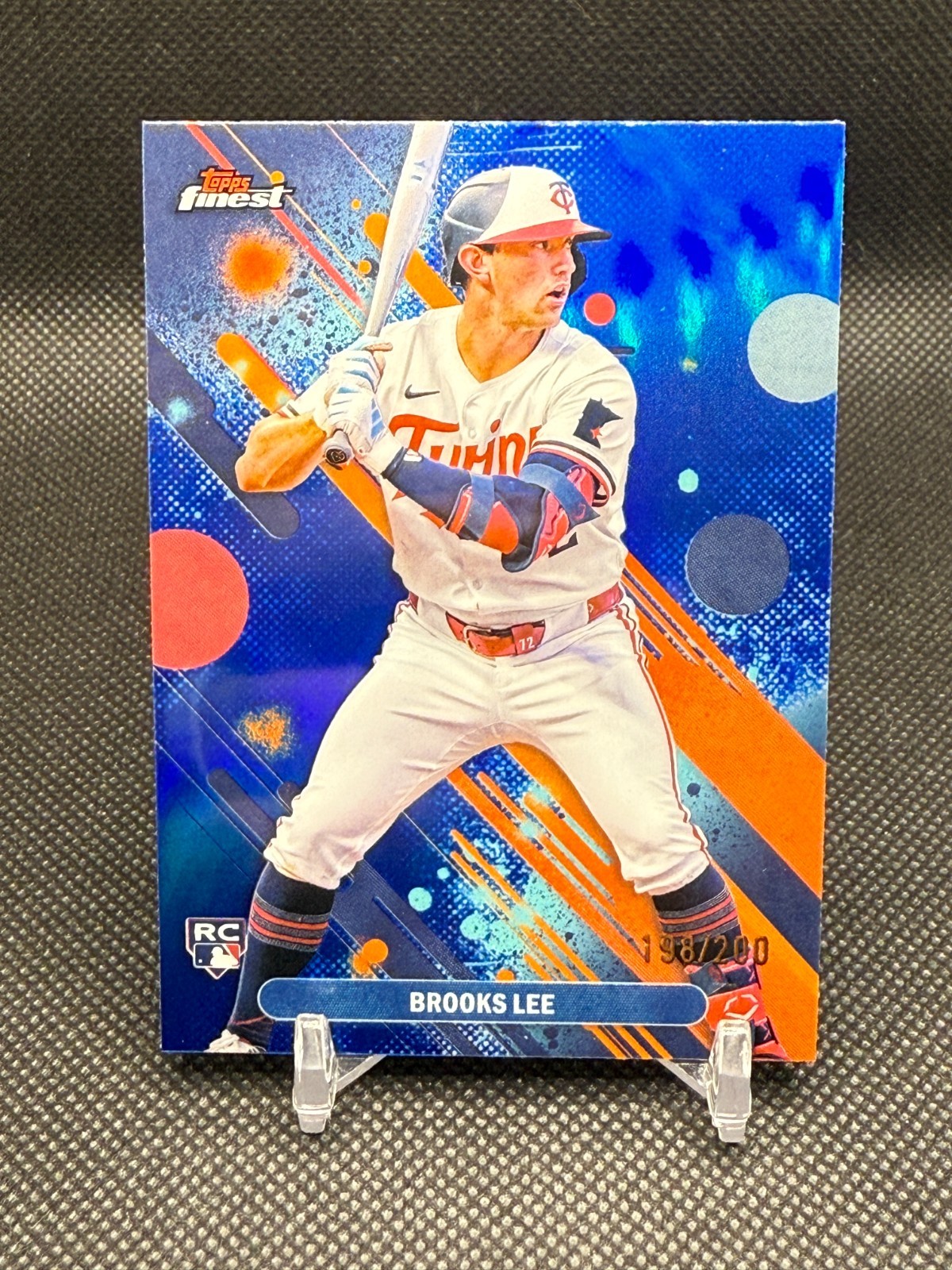 2025 Topps Finest Brooks Lee RC Rookie Blue Refractor /200 #31