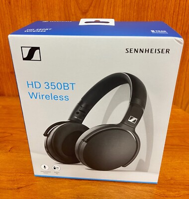 Sennheiser HD350BT Wireless Bluetooth 5.0 Headphones with Mic, 30-Hour Battery