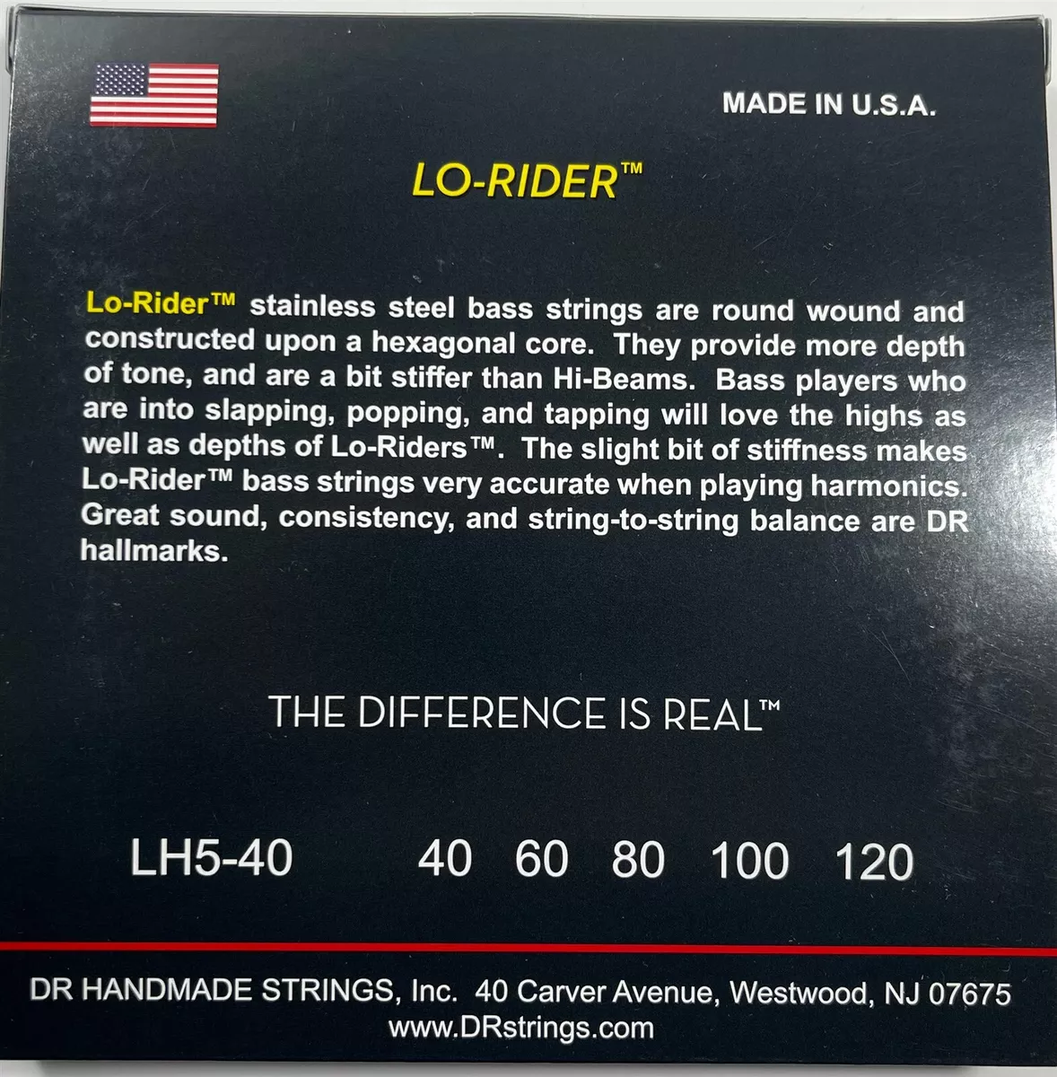 Dr lo 2024 rider bass strings