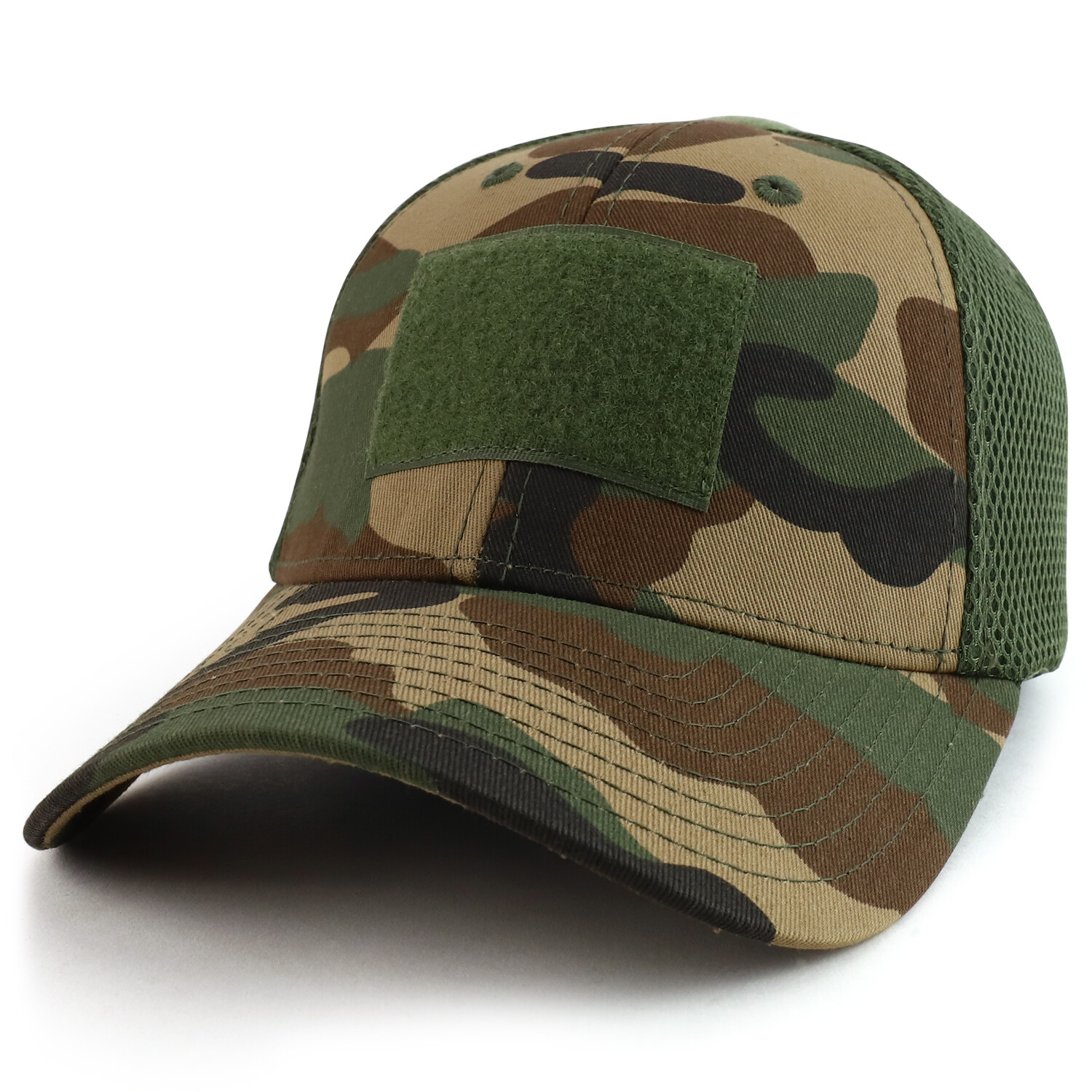 Tactical Low Crown Flex Fitting Mesh Back Cap