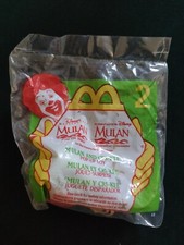 McDonald's Happy Meal Toy 1998 Mulan and Cri-Kee 2- sealed