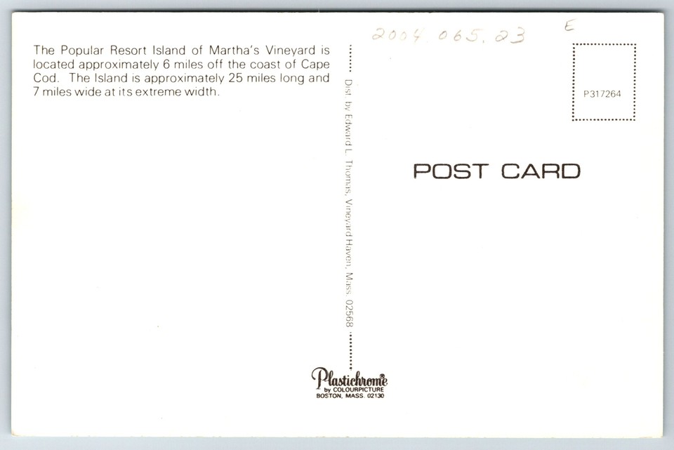 Massachusetts State MapMarthas