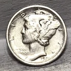 1920-D Mercury Silver Dime in Better Grade.