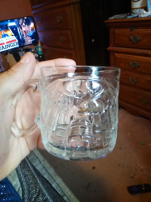 McDonalds Batman Forever Glass Cup 